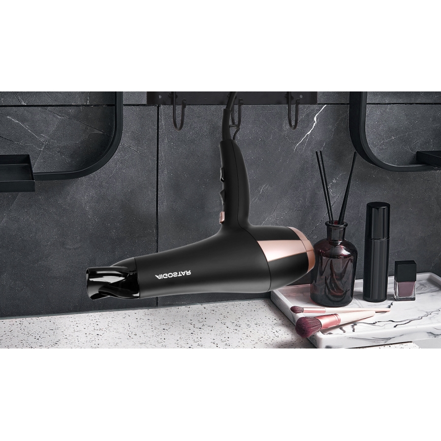 Aigostar - Secador de pelo 2400W/230V negro