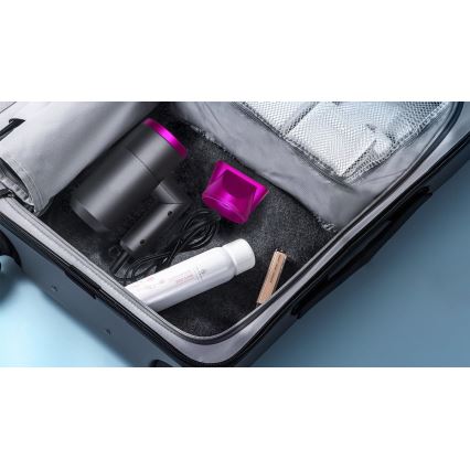Aigostar - Secador de pelo de viaje 1800W/230V morado/negro