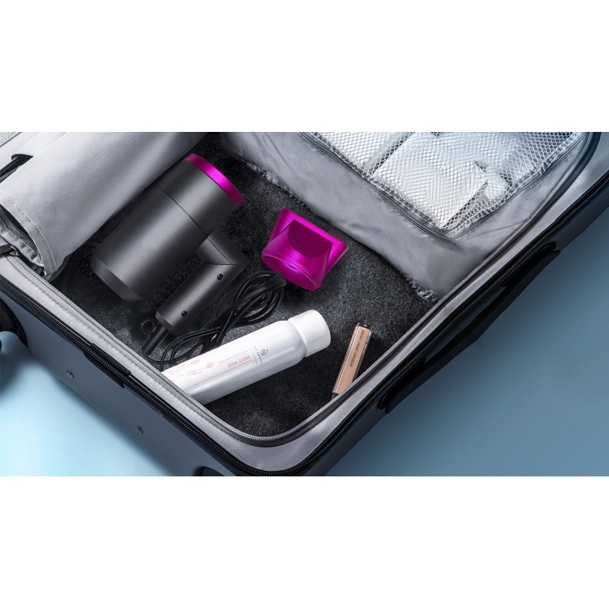Aigostar - Secador de pelo de viaje 1800W/230V morado/negro