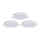 Aigostar - SET 3x Lámpara empotrable LED regulable MESH LED/9W/230V 2700K-6500K diá. 14,5 cm