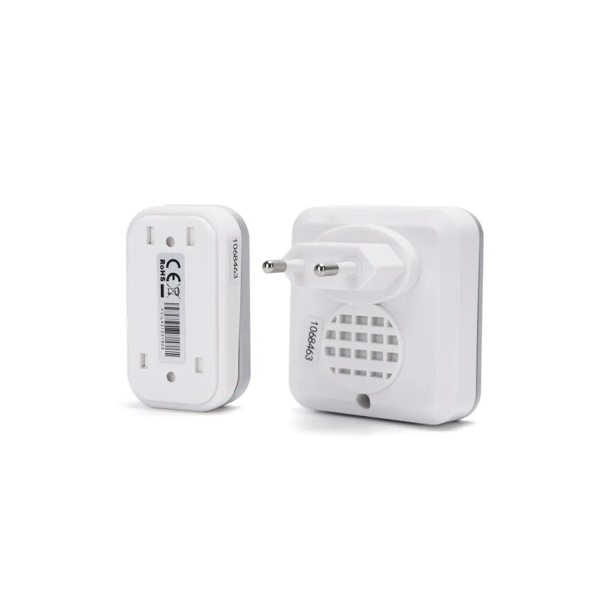 Aigostar - Timbre inalámbrico 230V blanco