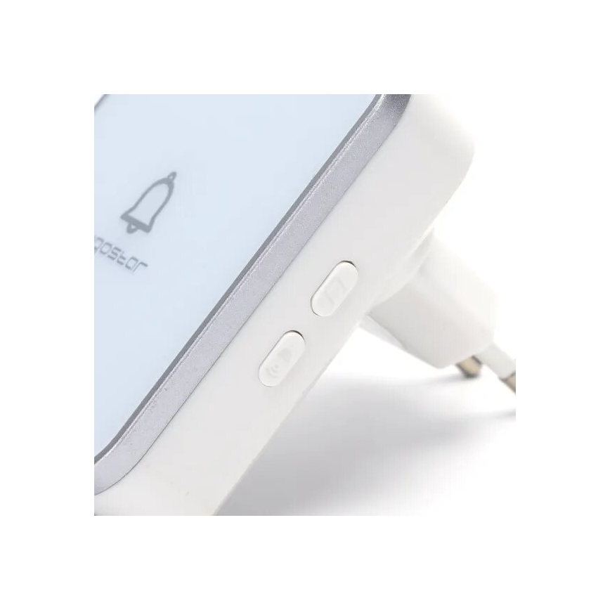 Aigostar - Timbre inalámbrico 230V blanco