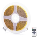 Aigostar - Tira LED regulable 5m LED/36W/24/230V 6500K + control remoto