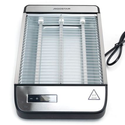 Aigostar - Tostadora 840-1000W/230V cromo mate