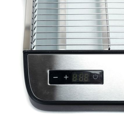 Aigostar - Tostadora 840-1000W/230V cromo mate