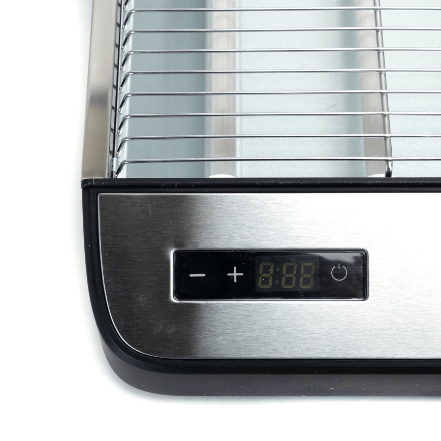 Aigostar - Tostadora 840-1000W/230V cromo mate