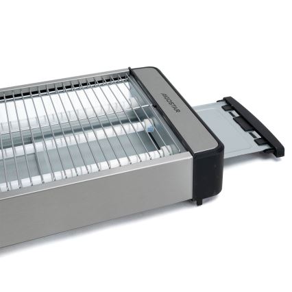 Aigostar - Tostadora 840-1000W/230V cromo mate