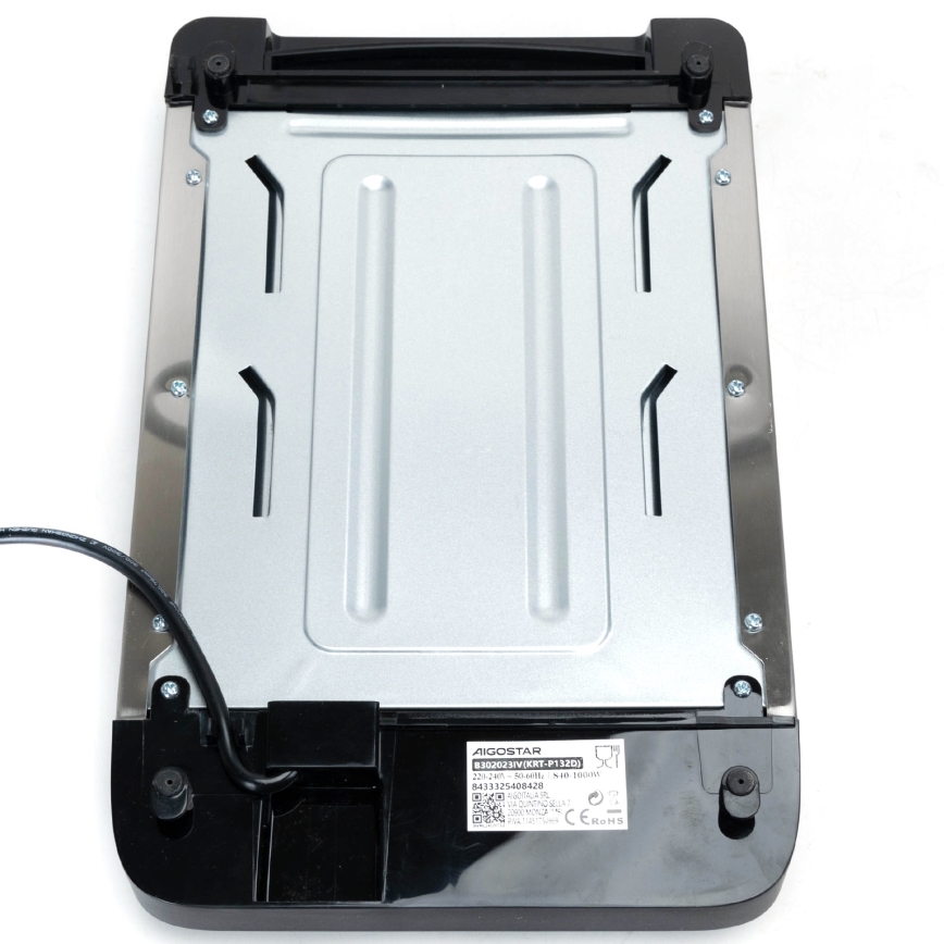 Aigostar - Tostadora 840-1000W/230V cromo mate