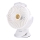 Aigostar - Ventilador de bolsillo recargable 2W/5V 2400mAh USB blanco