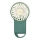 Aigostar - Ventilador de bolsillo recargable 4W/5V 500mAh USB verde