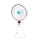 Aigostar - Ventilador de bolsillo recargable 5W/5V 2400mAh USB blanco