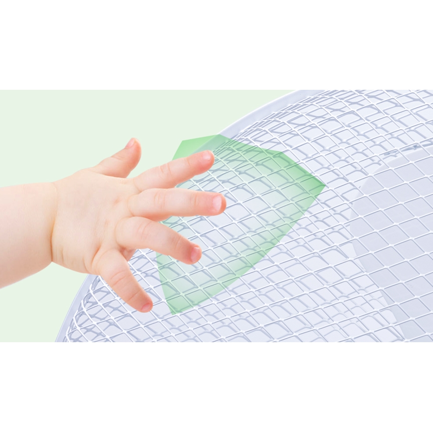 Aigostar - Ventilador de mesa 40W/230V blanco