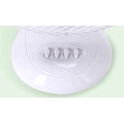 Aigostar - Ventilador de mesa 40W/230V blanco