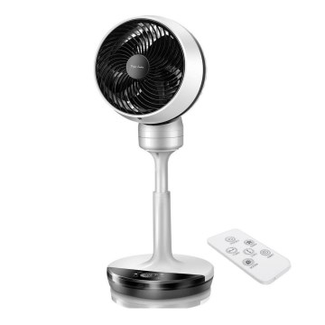 Aigostar - Ventilador de mesa 70W/230V 28 cm gris/negro
