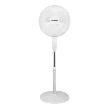 Aigostar - Ventilador de pie 40W/230V blanco