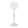 Aigostar - Ventilador de pie 40W/230V blanco