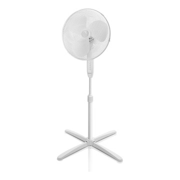 Aigostar - Ventilador de pie 45W/230V 125 cm blanco