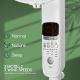 Aigostar - Ventilador de pie 50W/230V 43 cm blanco + mando a distancia
