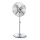 Aigostar - Ventilador de pie 50W/230V 44,8 cm cromo brillante