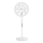 Aigostar - Ventilador de pie 60W/230V blanco