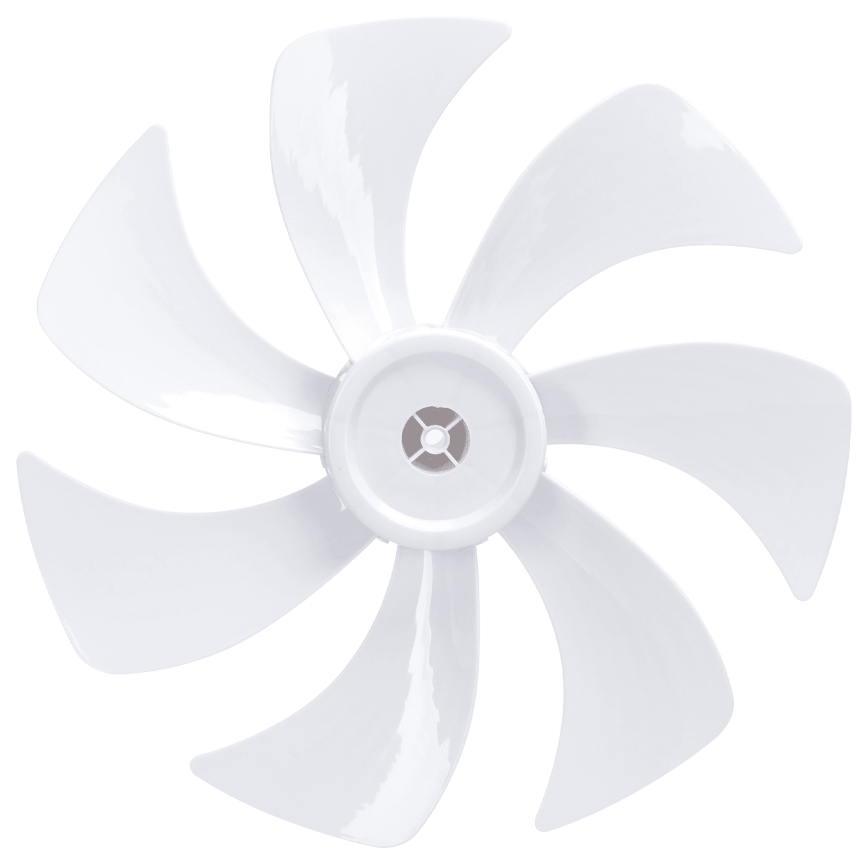 Aigostar - Ventilador de pie 60W/230V blanco