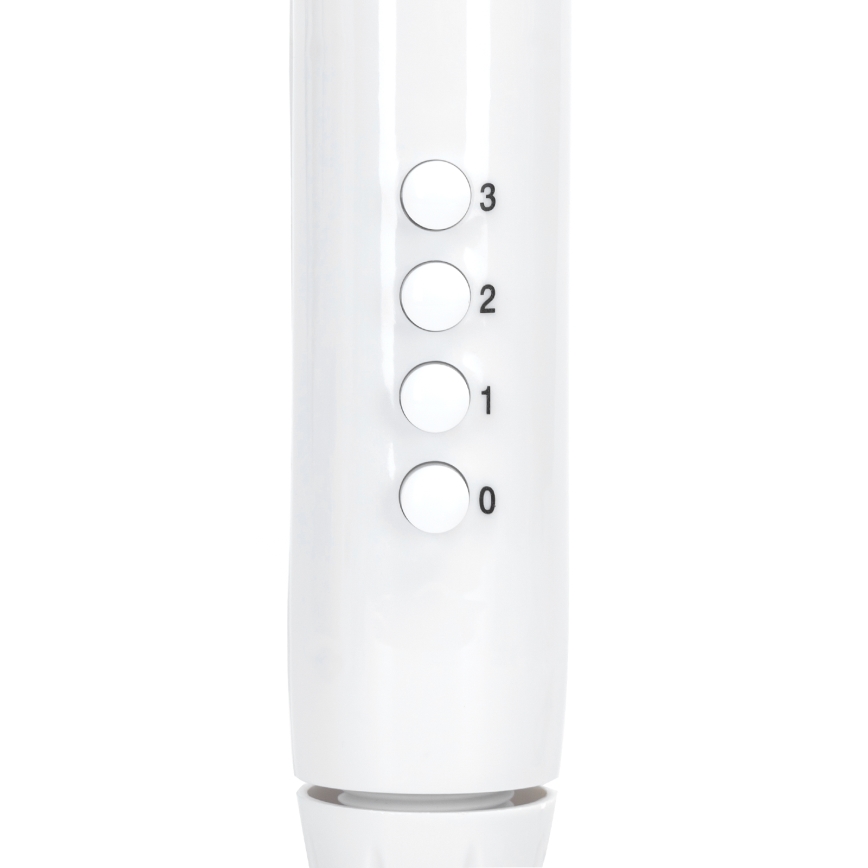 Aigostar - Ventilador de pie 60W/230V blanco