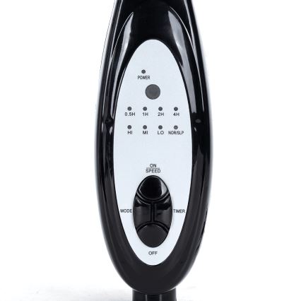 Aigostar - Ventilador de pie 60W/230V negro + control remoto