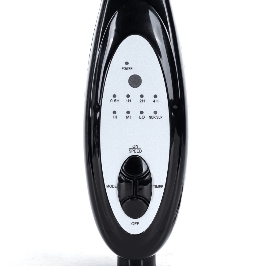 Aigostar - Ventilador de pie 60W/230V negro + control remoto