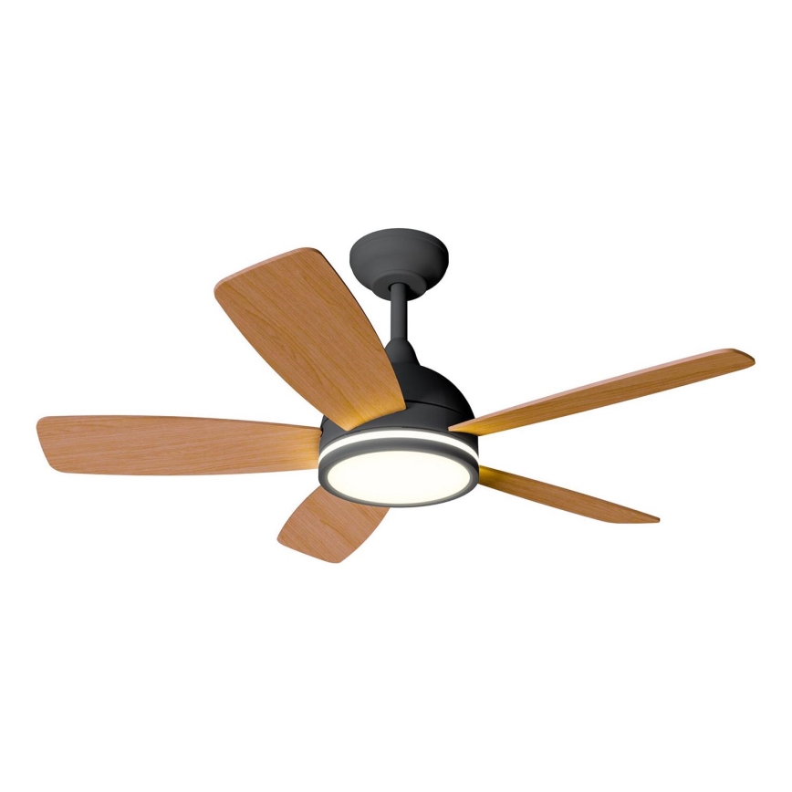 Aigostar - Ventilador de techo LED regulable LED/20W/230V 2700-6500K 132cm beige + control remoto