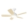 Aigostar - Ventilador de techo LED regulable LED/20W/230V 2700-6500K 132cm blanco/beige + control remoto