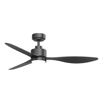 Aigostar - Ventilador de techo LED regulable LED/20W/230V 2700-6500K 132cm negro + control remoto