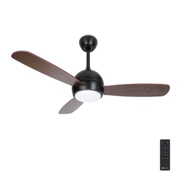 Aigostar - Ventilador de techo LED regulable LED/24W/230V 2700-6500K 106,6 cm + control remoto