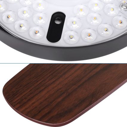 Aigostar - Ventilador de techo LED regulable LED/24W/230V 2700-6500K 106,6 cm + control remoto