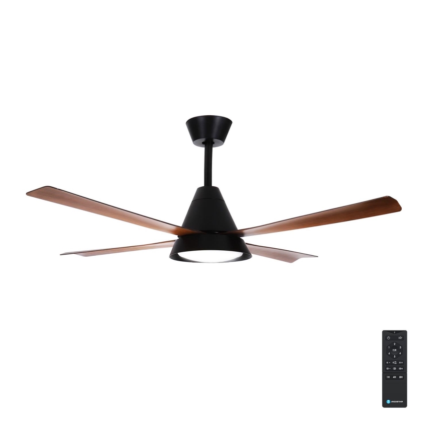 Aigostar - Ventilador de techo LED regulable LED/24W/230V 2700-6500K 132cm + control remoto