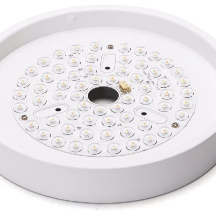 Aigostar - Ventilador de techo LED regulable LED/24W/230V 2700-6500K diá. 165 cm + control remoto blanco