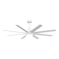 Aigostar - Ventilador de techo LED regulable LED/24W/230V 2700-6500K diá. 165 cm + control remoto blanco