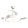 Aigostar - Ventilador de techo LED regulable LED/36W/230V 2700-6500K diá. 107 cm + control remoto blanco