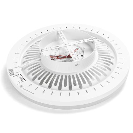 Aigostar - Ventilador de techo LED regulable LED/40W/230V 2700/4000/6500K diá. 50 cm + control remoto blanco