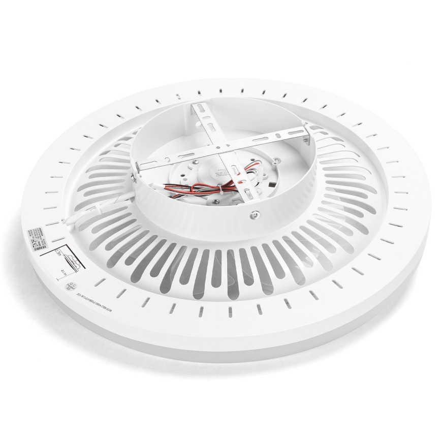 Aigostar - Ventilador de techo LED regulable LED/40W/230V 2700/4000/6500K diá. 50 cm + control remoto blanco