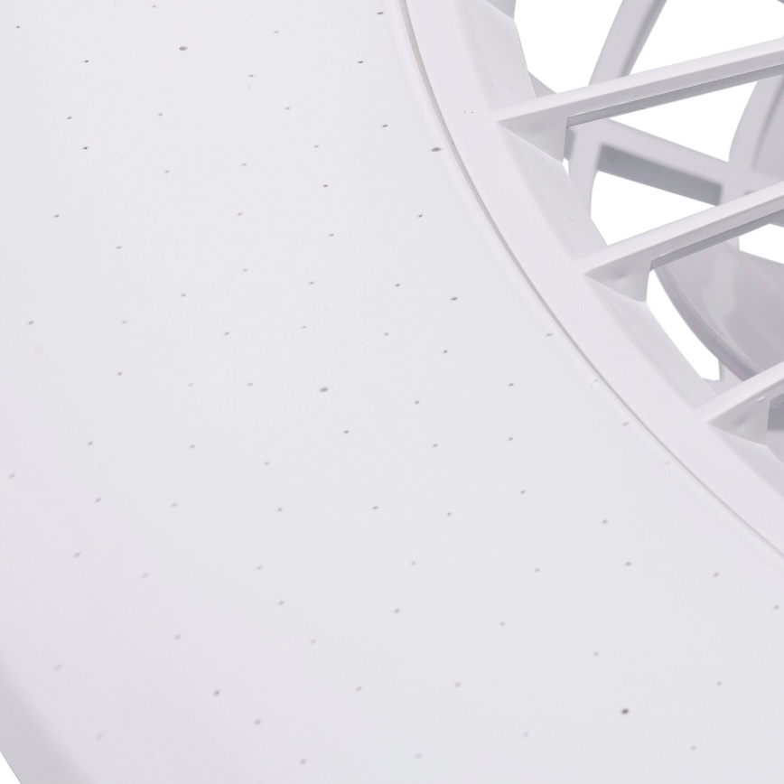 Aigostar - Ventilador de techo LED regulable LED/40W/230V 2700-6500K diá. 49 cm + control remoto blanco