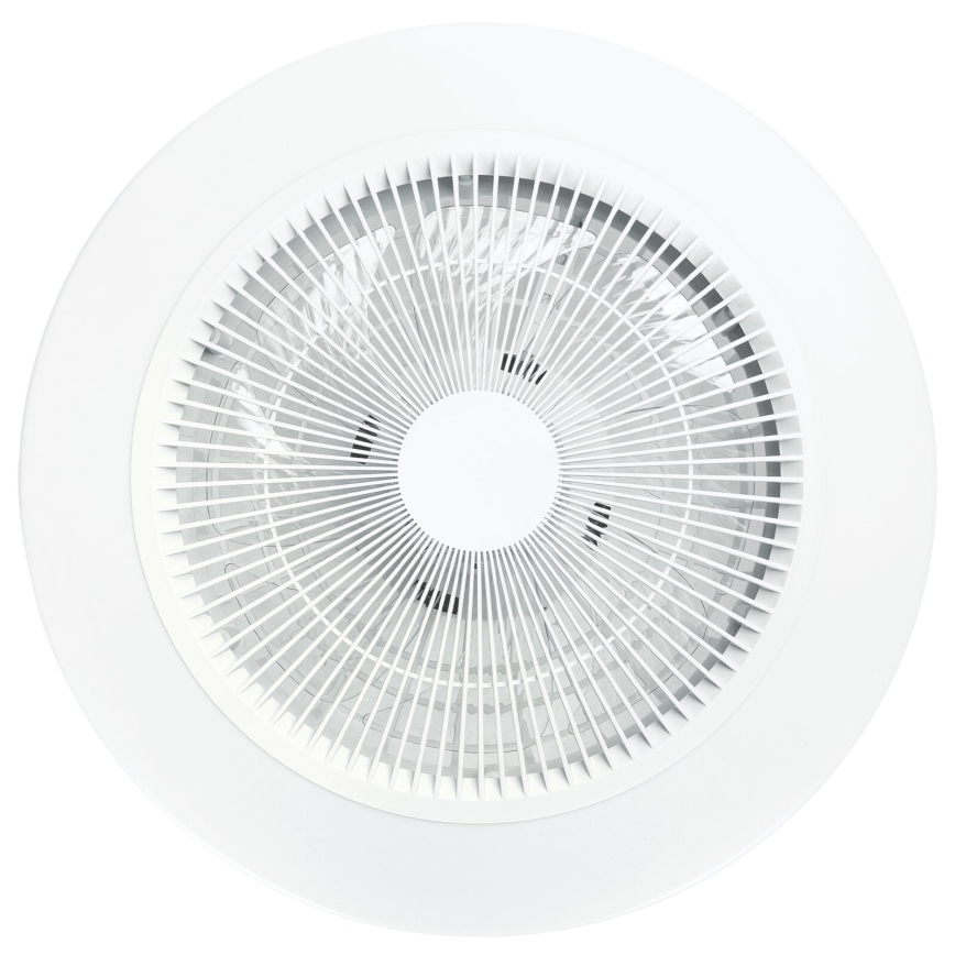 Aigostar - Ventilador de techo LED regulable LED/40W/230V 2700-6500K diá. 48 cm + control remoto blanco