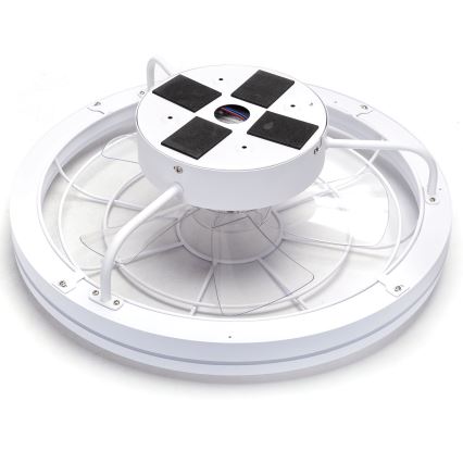 Aigostar - Ventilador de techo LED regulable LED/40W/230V 2700-6500K diá. 48 cm + control remoto blanco