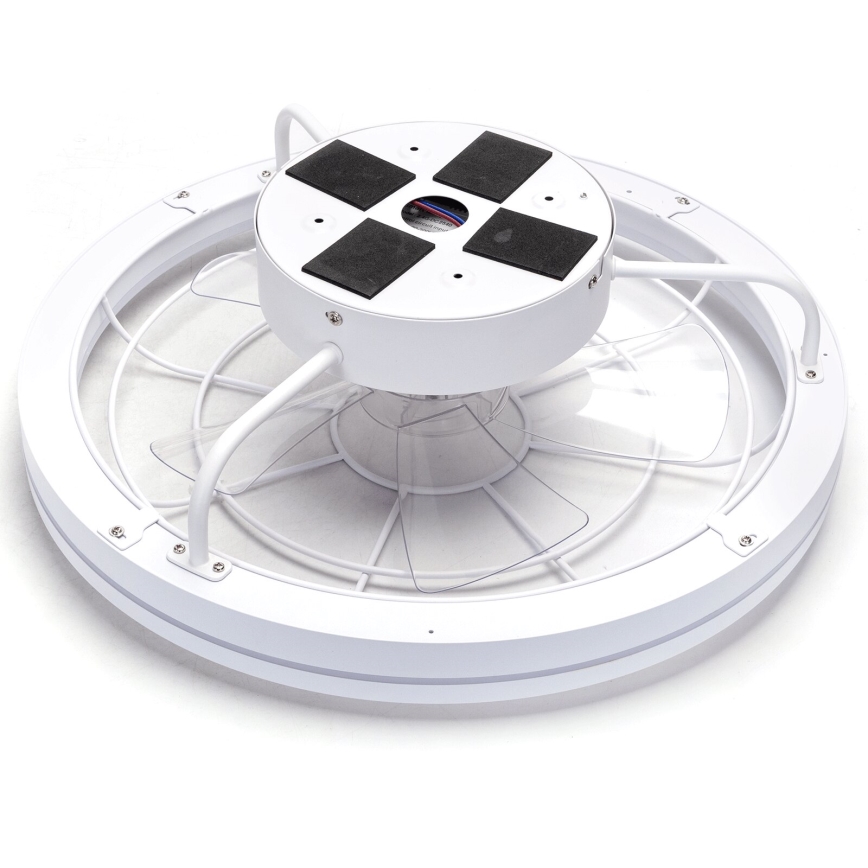 Aigostar - Ventilador de techo LED regulable LED/40W/230V 2700-6500K diá. 48 cm + control remoto blanco
