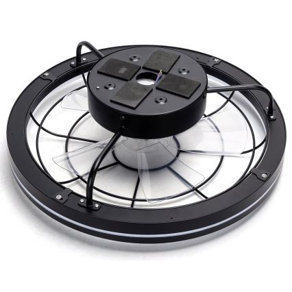Aigostar - Ventilador de techo LED regulable LED/40W/230V 2700-6500K diá. 48 cm + control remoto negro