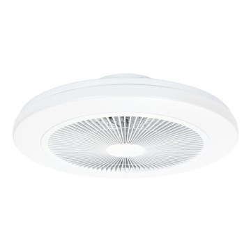 Aigostar - Ventilador de techo LED regulable LED/40W/230V 2700-6500K diá. 48 cm + control remoto blanco