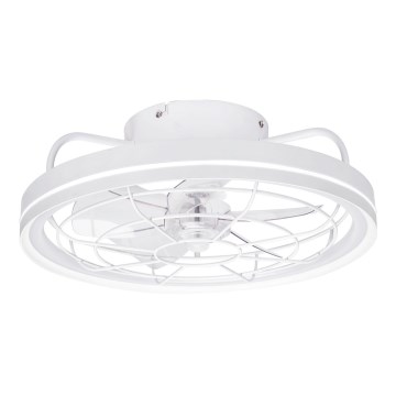 Aigostar - Ventilador de techo LED regulable LED/40W/230V 2700-6500K diá. 48 cm + control remoto blanco
