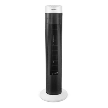 Aigostar - Ventilador de torre 45W/230V negro/blanco