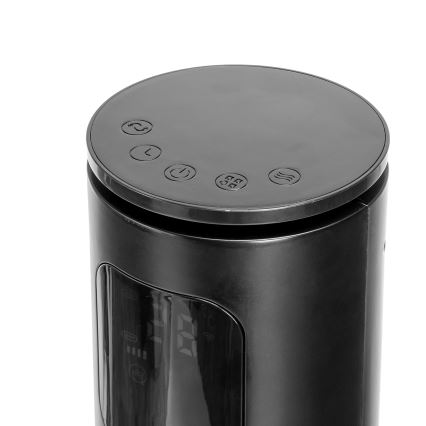 Aigostar - Ventilador de torre 50W/230V negro Wi-Fi + control remoto