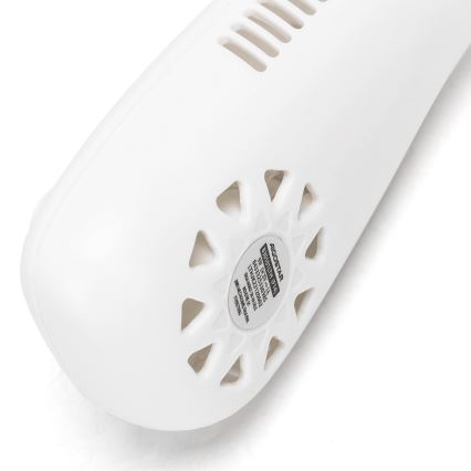 Aigostar - Ventilador recargable para el cuello 4W/5V 2000mAh blanco