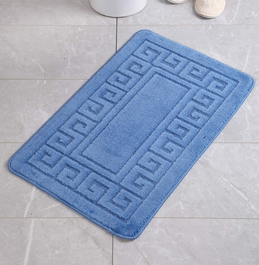 Alfombra de baño ETHNIC 50x70 cm azul